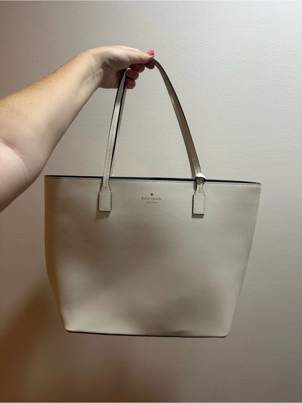 White Kate spade tote